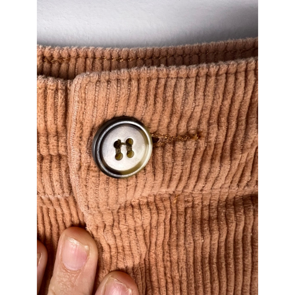 Women's Billabong High-Waisted Corduroy Shorts in Brown, Size 27 BoHo Surf Festi - Picture 3 of 7